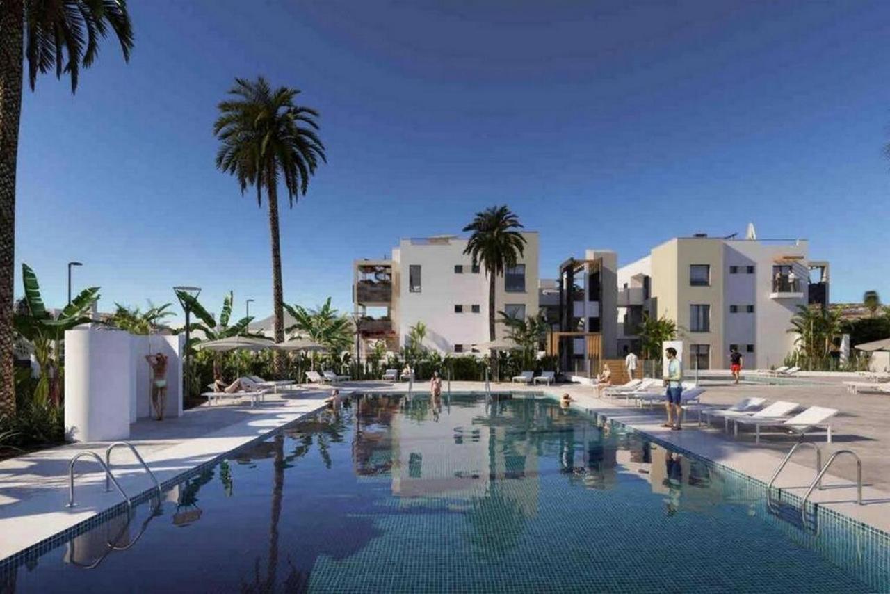 Green View Luxury Appartment In New Complex Pueblo Majorero Next To Golf Course 5 Min Walk From The Beach And Atlantico Shopping Centre In Caleta De Fuste Next To Cassino And Elba Sara Hotel 2 Bedrooms 2 Bathrooms Huge Terace! Buitenkant foto