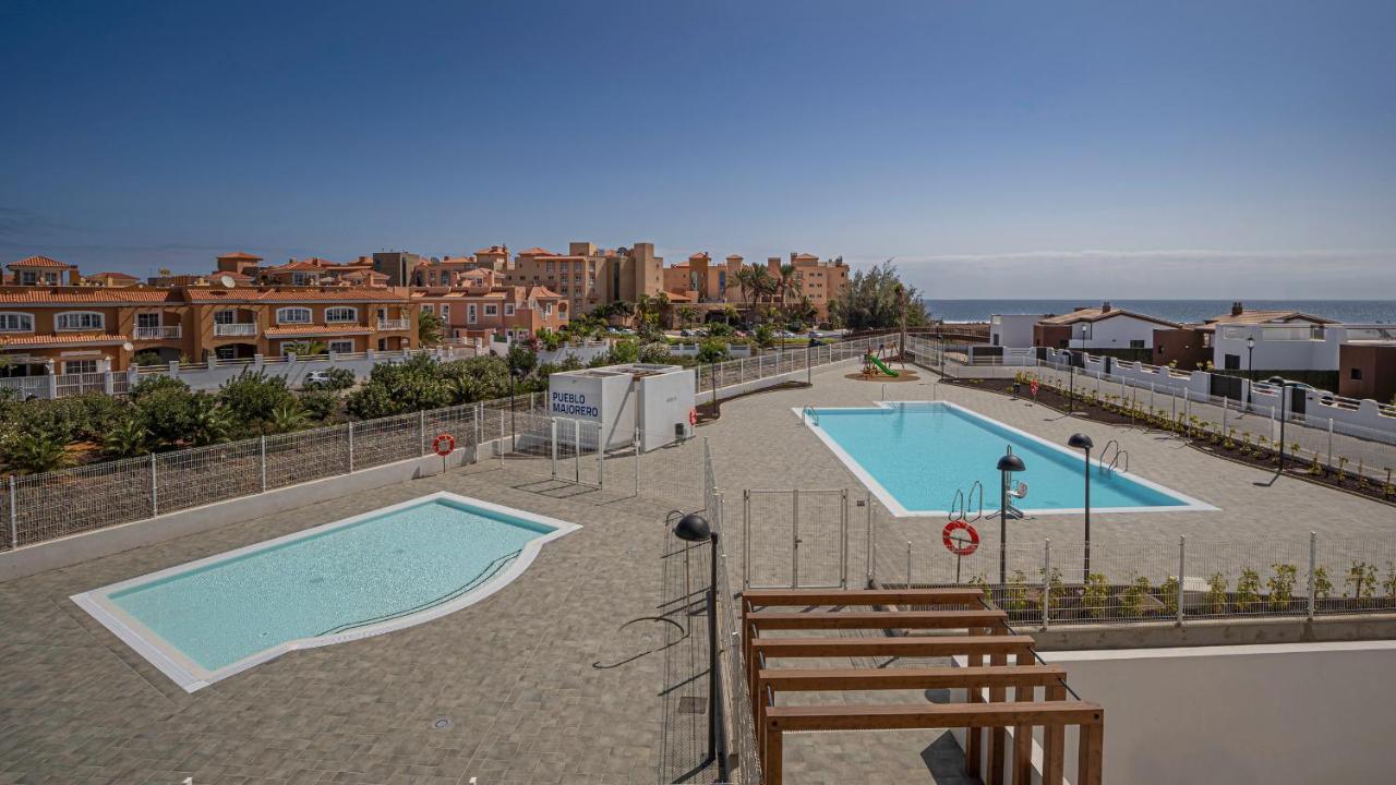 Green View Luxury Appartment In New Complex Pueblo Majorero Next To Golf Course 5 Min Walk From The Beach And Atlantico Shopping Centre In Caleta De Fuste Next To Cassino And Elba Sara Hotel 2 Bedrooms 2 Bathrooms Huge Terace! Buitenkant foto